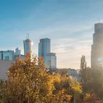 Wola District - With Skyline View Apartman