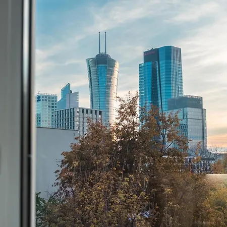 Wola District - With Skyline View Lägenhet Warszawa